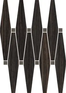 Мозаика 59224 Mos.Losanga Bronze Sat.con Oro 27x35,8