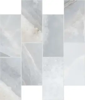 Мозаика 770274 Reves De Rex Bleu Muretto Sfalsato Mat 6mm 7.5x15 30x30