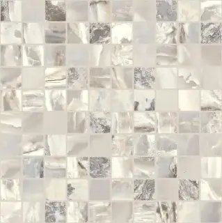 Мозаика 767759 Onyx&More White Blend Glossy Mosaico 3x3 30x30