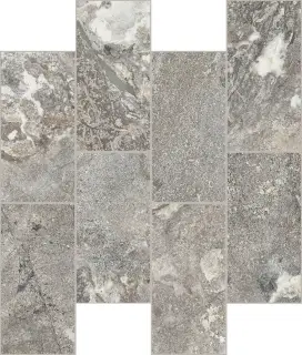 Мозаика 767713 Onyx&More Silver Porphyry STR Modulo Muretto 6mm 7,5x15 30x30