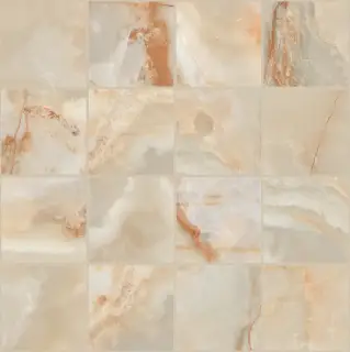 Мозаика 767697 Onyx&More Golden Onyx Satin Mosaico 6mm 7,5x7,5 30x30