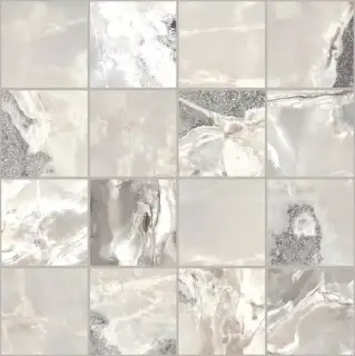 Мозаика 767695 Onyx&More Silver Blend Glossy Mosaico 6mm 7,5x7,5 30x30