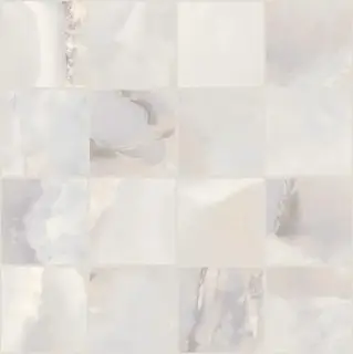 Мозаика 767696 Onyx&More White Onyx Satin Mosaico 6mm 7,5x7,5 30x30