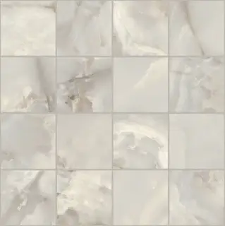 Мозаика 767694 Onyx&More Silver Onyx Glossy Mosaico 6mm 7,5x7,5 30x30