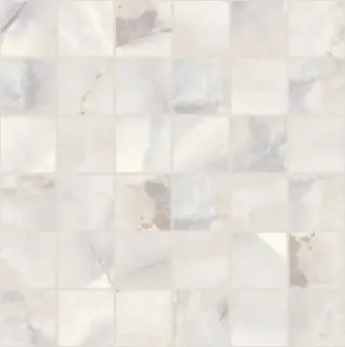 Мозаика 767646 Onyx&More White Onyx Satin Mosaico 5x5 30x30