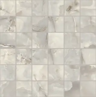 Мозаика 767644 Onyx&More Silver Onyx Glossy Mosaico 5x5 30x30