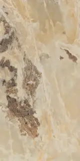 Керамогранит 765901 Onyx&More Golden Blend Glossy Ret 6mm 120x240