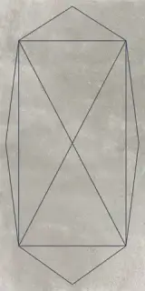 Керамогранит 763518 Araldica Cemento Blasone Zaffiro Mat R 6mm 120x240