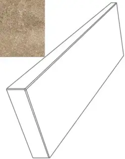 Ступени 76103 GRADONE ANGOLARE SX NOCE 4x32x80