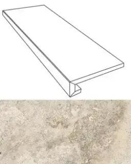 Ступени 76080 GRADONE CREMA 32x80