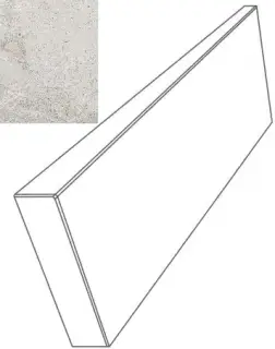 Ступени 76091 GRADONE ANGOLARE DX BIANCO 4x32x80