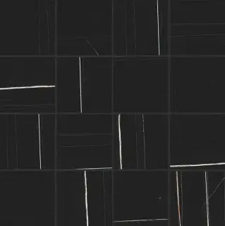 Мозаика 756812 Stones 2.0 Sahara Noir Mat Mosaico 6mm 7,5x7,5 30x30