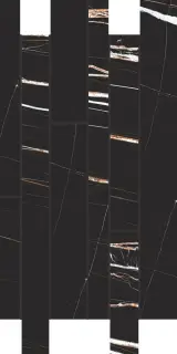 Мозаика 752803 Stones 2.0 Sahara Noir Glossy Modulo Listello SF 30x60