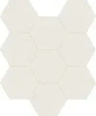 Мозаика 749580 Neutra 6.0 01 Bianco Mosaico B Esagono 10x10 30x26