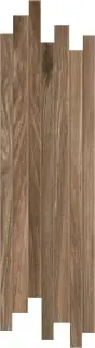 Мозаика 742063 Wooden Walnut Modulo Sfalsato Nat 20x60