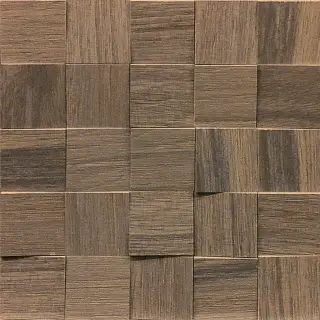 Мозаика 742058 Wooden Walnut Mosaico 3D Inclinato Nat 6x6 30x30