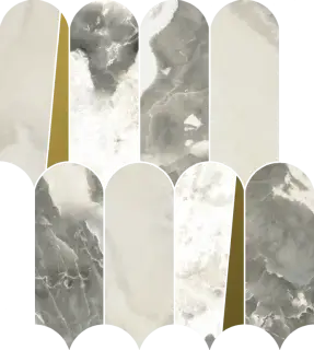 Мозаика 620110000236 Stellaris Dover Light Mosaico Elegant Lux 32.5x36.1