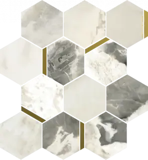 Мозаика 620110000227 Stellaris Dover Light Mosaico Chic Nat 28.3x32.8