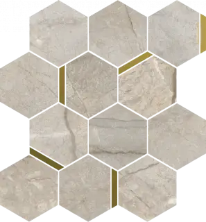 Мозаика 620110000224 Stellaris Elegant Silver Mosaico Chic Nat 28.3x32.8