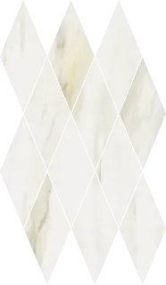 Мозаика 620110000204 Stellaris Carrara Ivory Mosaico Diamond Lux 28x48