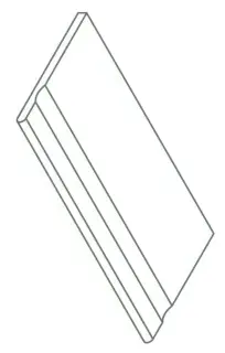 Ступени 620090001413 Fossil X2 Sand Bordo Svasato Round 30x120