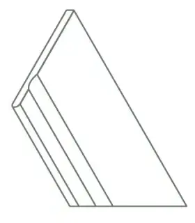 Ступени 620090001305 Magma X2 Mineral Bordo Svasato Round DX 30x120