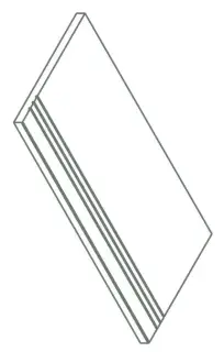 Керамогранит 620090001171 Avantgarde X2 Silver Bordo Grip 30x120