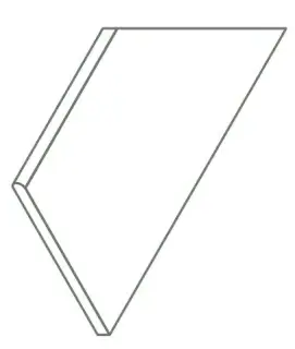 Керамогранит 620090001168 Avantgarde X2 Silver Bordo Round SX 30x120