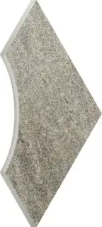 Керамогранит 620090001059 Silver Bordo Angolare Round 60x60