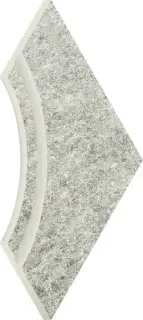 Керамогранит 620090001047 Ice Bordo Angolare Angolare Round 60x60