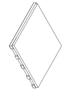 Керамогранит 620090000831 Griglia Frame 10 25x25