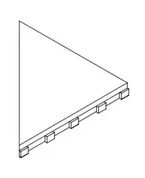 Керамогранит 620090000832 Griglia Frame 10 Destro/Right 25x25