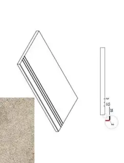 Керамогранит 620090000640 Бортик Эверстоун Дезерт грип Х2 30х60