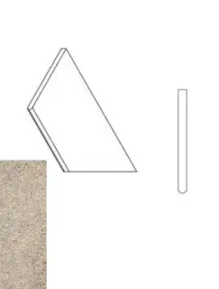 Керамогранит 620090000632 Бортик Эверстоун Дезерт закругленный правый Х2 30х60