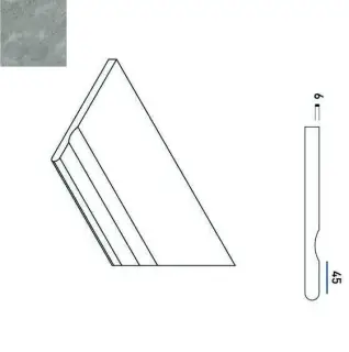 Керамогранит 620090000383 Climb ROCK BORDO SVASATO ROUND DX 30x60