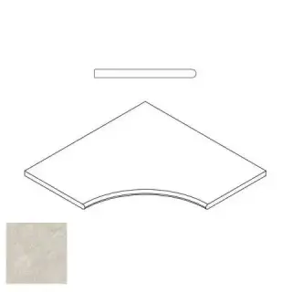 Керамогранит 620090000353 Climb ICE BORDO ANGOLARE ROUND 30 60x60