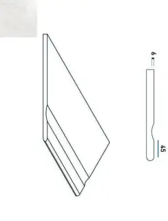 Керамогранит 620090000276 PURE BORDO SVASATO ROUND SX 30x60