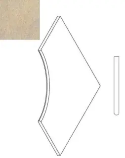 Керамогранит 620090000245 SAND BORDO ANGOLARE ROUND 30 60x60