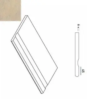 Керамогранит 620090000246 SAND BORDO SVASATO ROUND 30x60