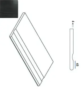 Керамогранит 620090000226 CARBON BORDO SVASATO ROUND 30x60