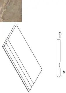 Керамогранит 620090000212 DARK BORDO SVASATO ROUND 30x60