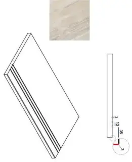 Керамогранит 620090000207 WHITE BORDO GRIP 30x60