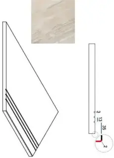 Керамогранит 620090000209 WHITE BORDO GRIP SX 30x60