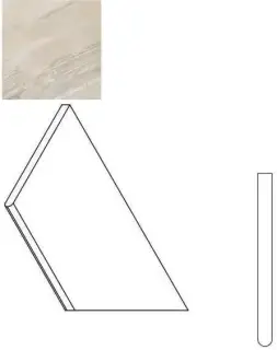 Керамогранит 620090000202 WHITE BORDO ROUND DX 30x60