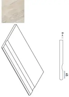 Керамогранит 620090000198 WHITE BORDO SVASATO ROUND 30x60