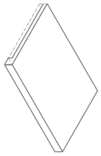 Ступени 620070003148 Forum Stone Iron Scalino Angolare Dx 33x120