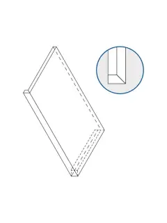 Ступени 620070001563 Ступень Скайфолл Гриджио Альпино Х2 угловая правая 33х60