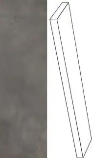 Ступени 620070001310 Millenium Black угловая левая 33x160