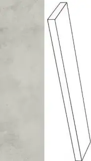 Ступени 620070001308 Millenium Silver угловая левая 33x160