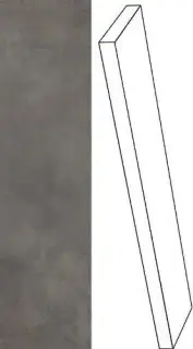 Ступени 620070001280 Millenium Black угловая левая 33x120